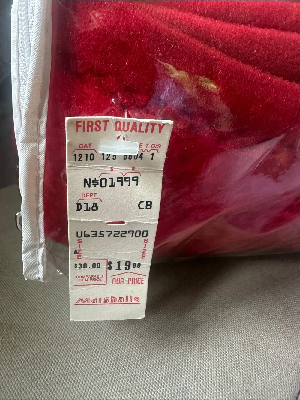 Vintage NOS 1986-1989 Crown Crafts Vuteks Scottie Dog High Pile Blanket Throw-
